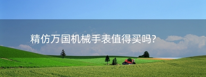 精仿萬(wàn)國(guó)機(jī)械手表值得買(mǎi)嗎?