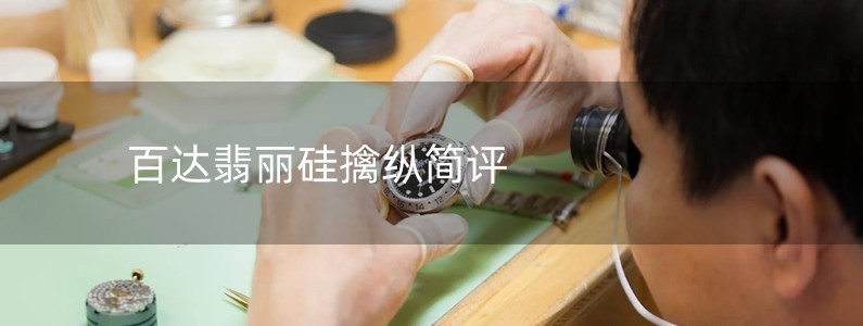 百達(dá)翡麗硅擒縱簡評