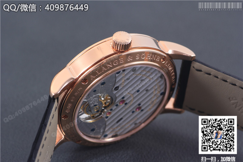 朗格A.Lange&Sohne 1815系列 玫瑰金表殼 銀灰色字面 手動(dòng)陀飛輪