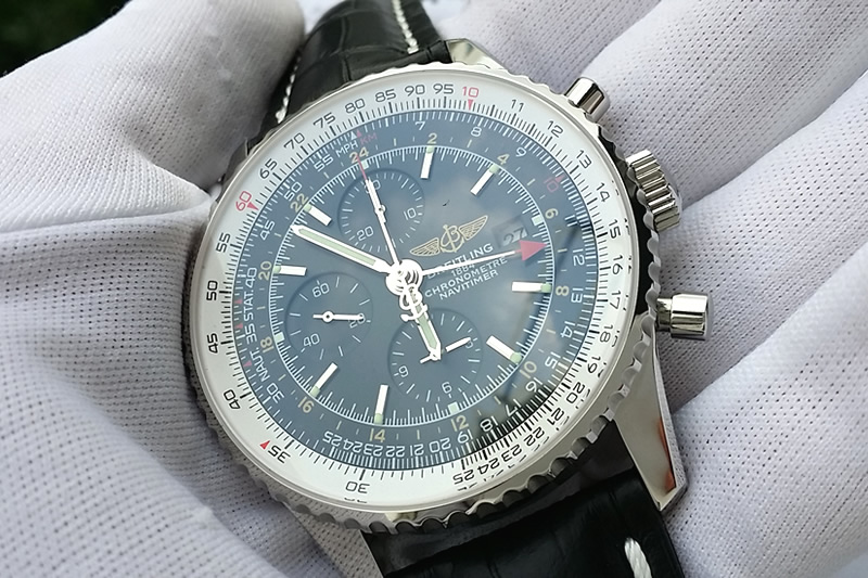 百年靈Breitling Navitimer鋼魚系列7750碼表計時男表A242B26KBA