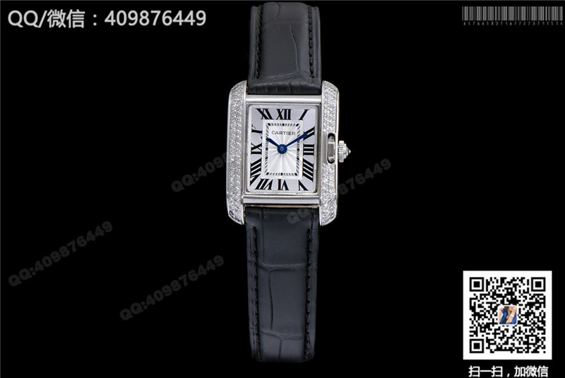 卡地亞Cartier Tank Anglaise系列女士石英腕表 WT100028