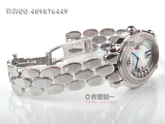 【1:1精品】蕭邦Chopard女士Happy Sport系列  鏡面走鉆 白色表盤(pán)/貝母表盤(pán) 女士腕表