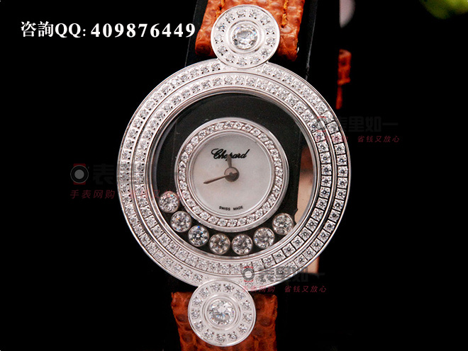 【1:1精品】蕭邦Chopard Happy Diamonds系列 鏡面走鉆 女士石英腕表209180-1001