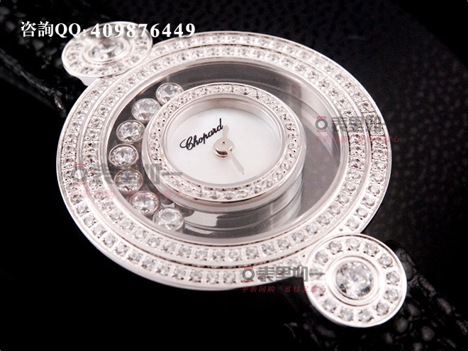 【1:1精品】蕭邦Chopard Happy Diamonds系列 鏡面走鉆 女士石英腕表209180-1001