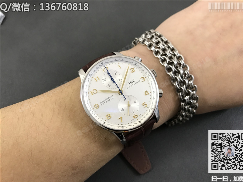 【ZF廠精品】萬國IWC葡萄牙系列 IW371445航海家自動機(jī)械7750計(jì)時腕表