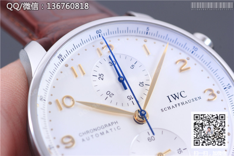 【ZF廠精品】萬國IWC葡萄牙系列 IW371445航海家自動機(jī)械7750計(jì)時腕表