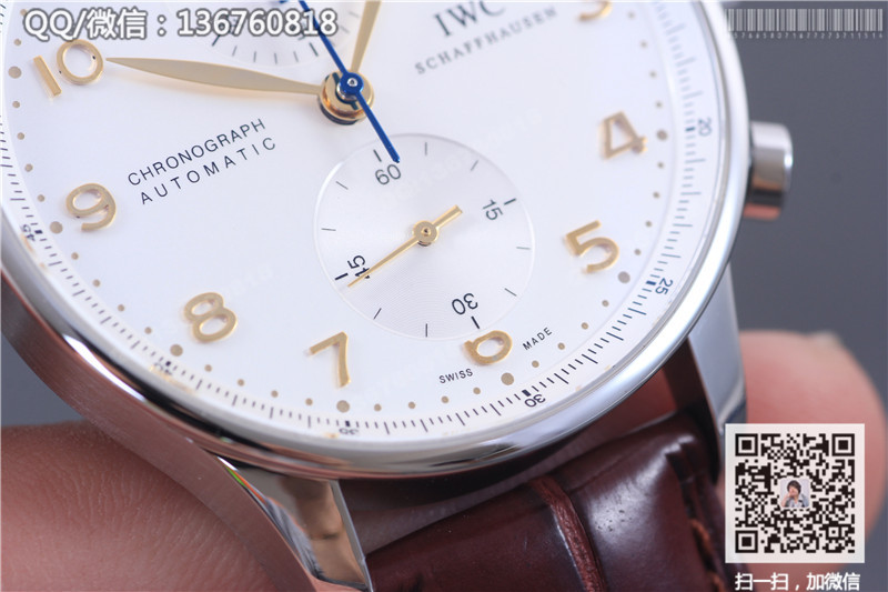 【ZF廠精品】萬國IWC葡萄牙系列 IW371445航海家自動機(jī)械7750計(jì)時腕表