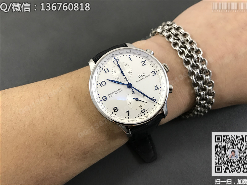 【ZF廠精品】高仿萬(wàn)國(guó)IWC葡萄牙系列 IW371446航海家自動(dòng)機(jī)械7750計(jì)時(shí)腕表