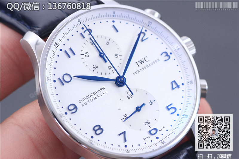 【ZF廠精品】高仿萬(wàn)國(guó)IWC葡萄牙系列 IW371446航海家自動(dòng)機(jī)械7750計(jì)時(shí)腕表