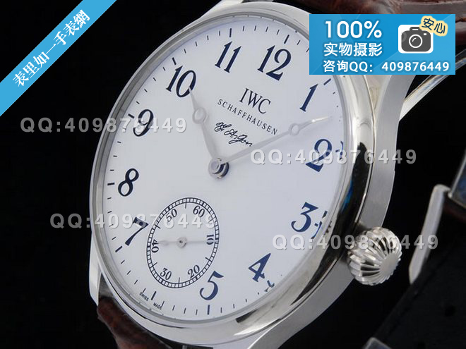 萬國IWC Portugieser IW544203|領(lǐng)航者瓊斯簽名復古背透機械男表 藍字