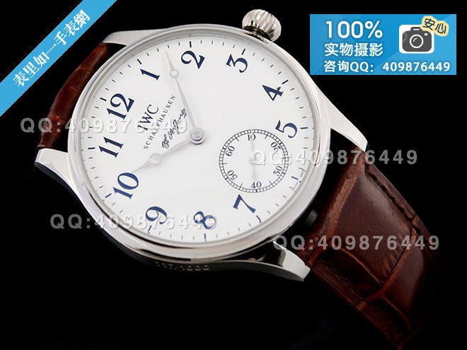 萬國IWC Portugieser IW544203|領(lǐng)航者瓊斯簽名復古背透機械男表 藍字