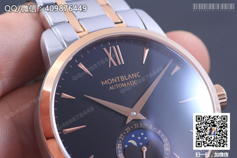 MONTBLANC萬寶龍HERITAGE SPIRIT系列U0111185玫瑰金機械腕表