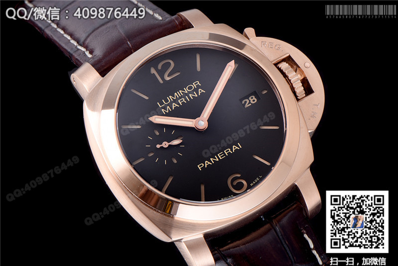 【一比一】沛納海 LUMINOR系列 MARINA 1950 3 DAYS AUTOMATIC ORO ROSSO Pam00393