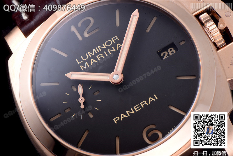 【一比一】沛納海 LUMINOR系列 MARINA 1950 3 DAYS AUTOMATIC ORO ROSSO Pam00393