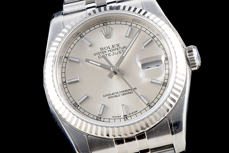 勞力士Rolex日志型系列DateJust 116234-0080機(jī)械男表（銀色面）