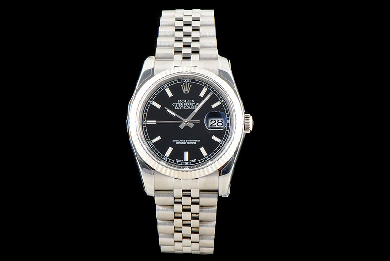 勞力士Rolex日志型系列DateJust 116234-0085機械男表（黑色面）