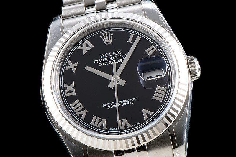 勞力士Rolex日志型系列DateJust 116234-0086機(jī)械男表（黑色面）