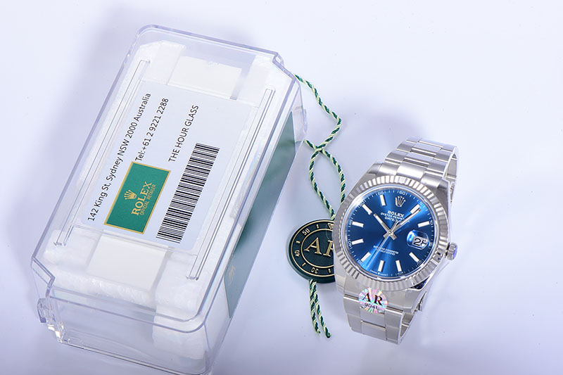 勞力士Rolex日志型系列DateJust 116234-0128機械男表（藍色面）