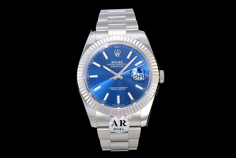 勞力士Rolex日志型系列DateJust 116234-0128機械男表（藍色面）