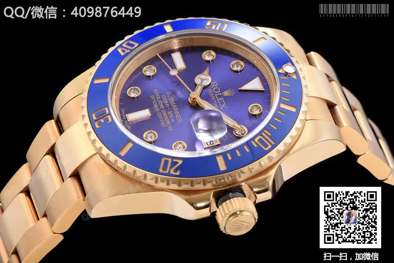 【CNB精仿】勞力士 Rolex 潛航者 Submariner 116618GLB 全金藍(lán)水鬼