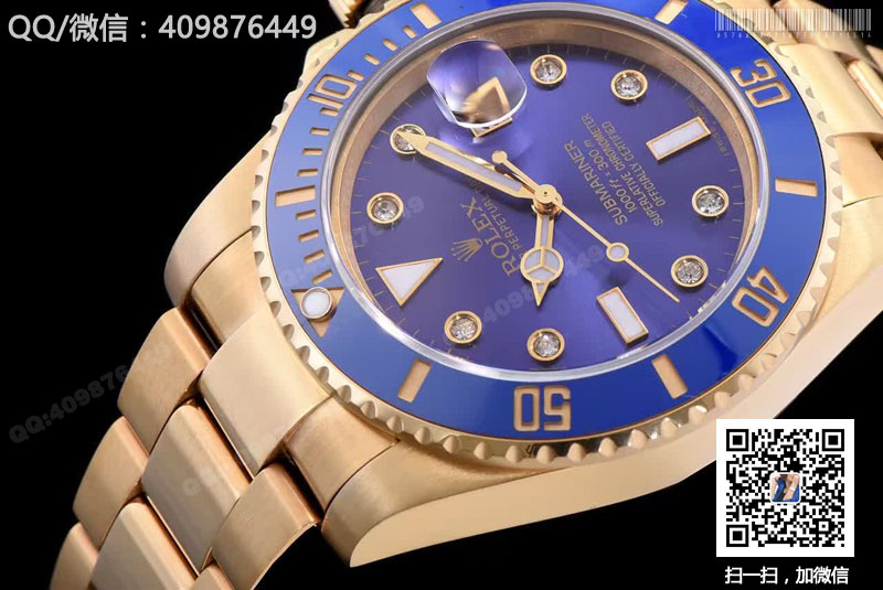 【CNB精仿】勞力士 Rolex 潛航者 Submariner 116618GLB 全金藍(lán)水鬼