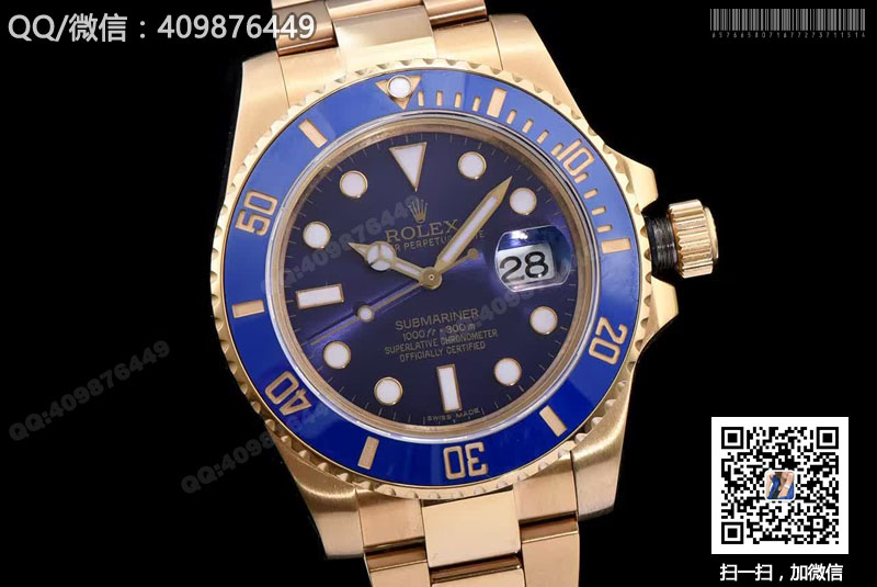 【CNB精仿】勞力士 Rolex 潛航者 Submariner 116618LB 藍(lán)水鬼