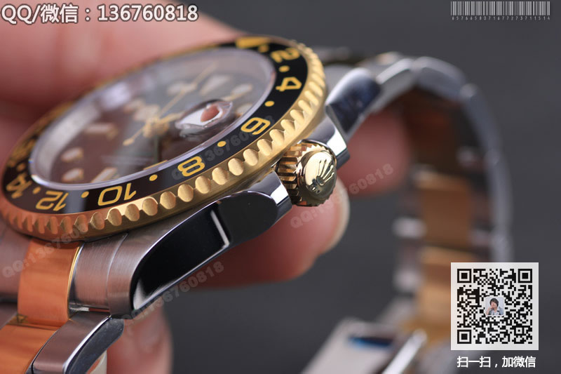 【NOOB完美版】勞力士Rolex Gmt-master格林尼治型II系列雙時區(qū)計時自動機械男表116713