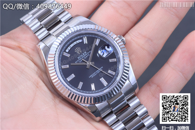 【精品】ROLEX勞力士星期日歷型系列228239-黑色機(jī)械腕表