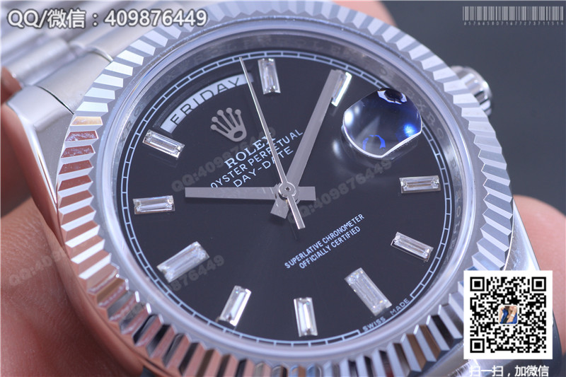 【精品】ROLEX勞力士星期日歷型系列228239-黑色機(jī)械腕表