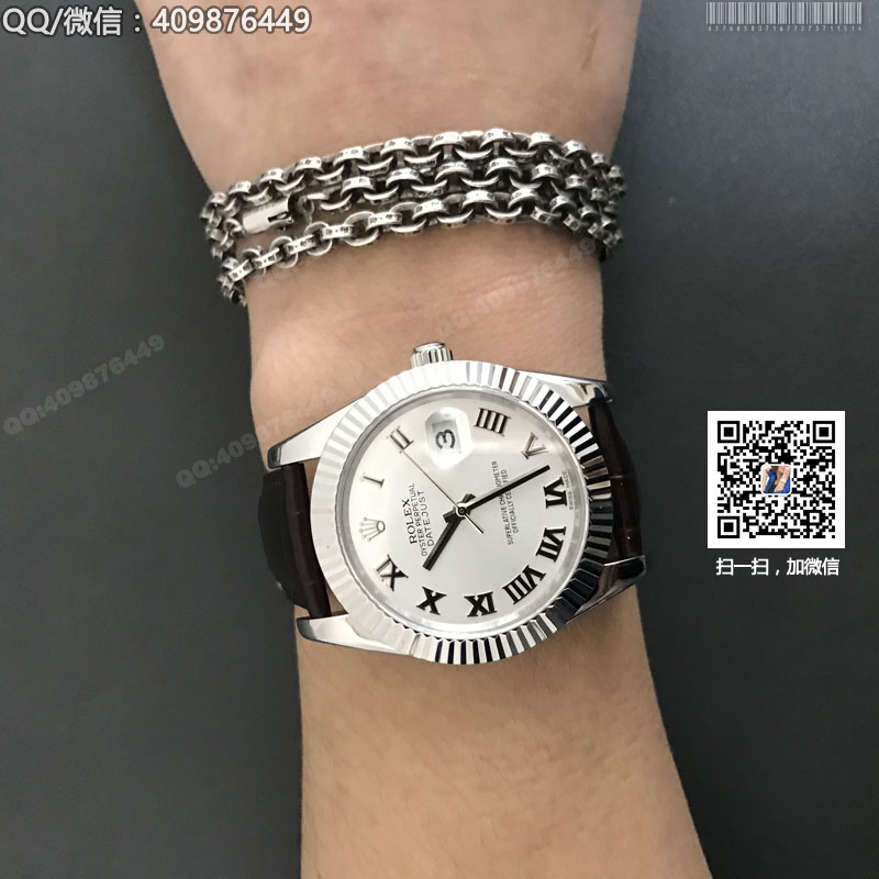 【精品】ROLEX勞力士日志型系列 自動機(jī)械男表白盤