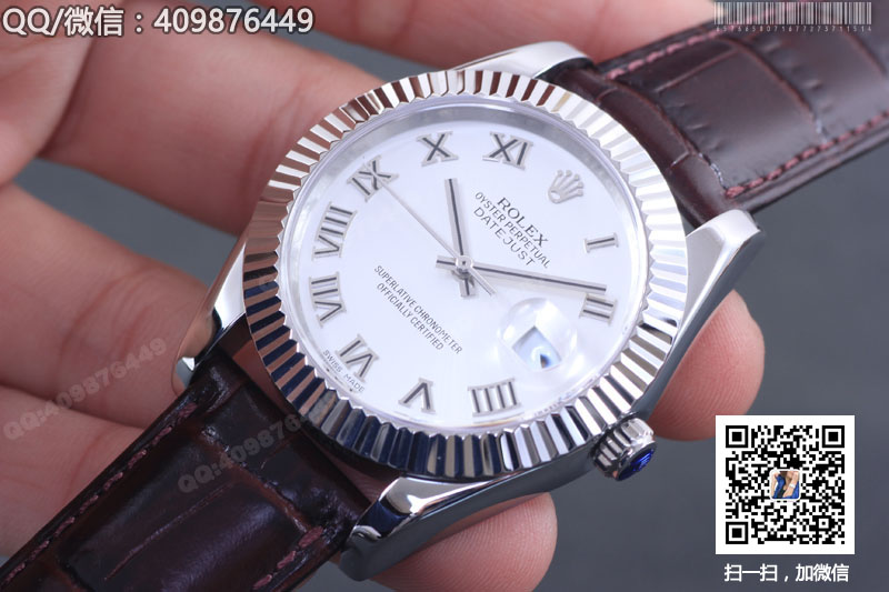 【精品】ROLEX勞力士日志型系列 自動機(jī)械男表白盤