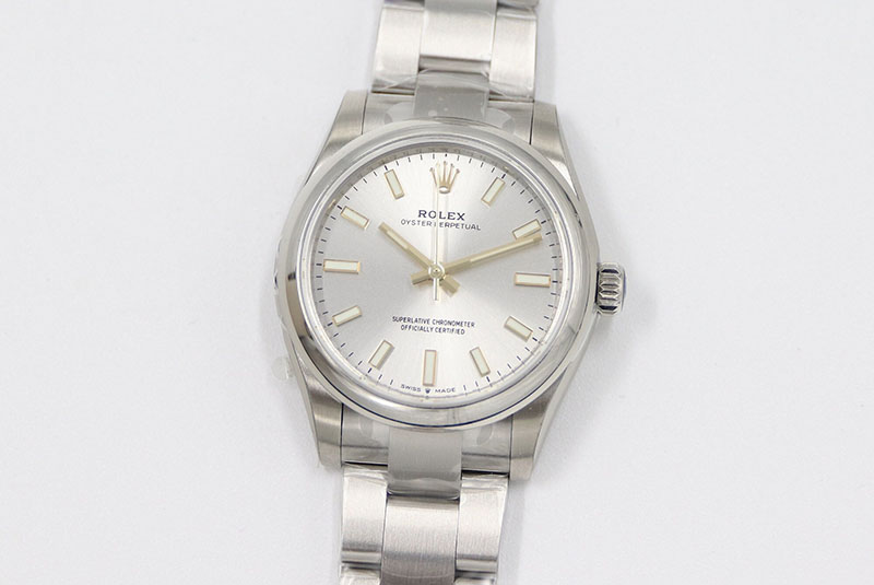 ROLEX勞力士日志型系列m277200-0001銀盤31毫米女士機(jī)械腕表