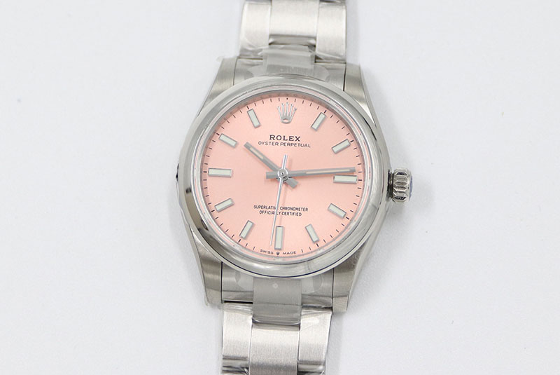 ROLEX勞力士日志型系列m277200-0004粉盤(pán)31毫米女士機(jī)械腕表