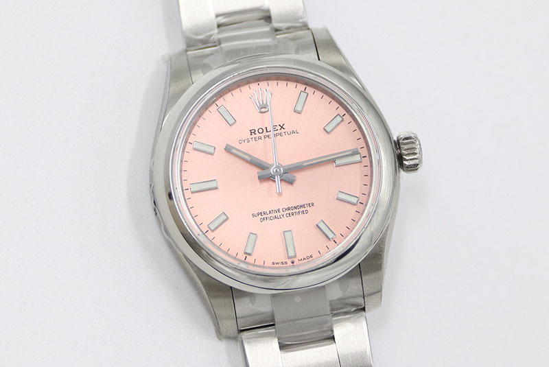 ROLEX勞力士日志型系列m277200-0004粉盤(pán)31毫米女士機(jī)械腕表