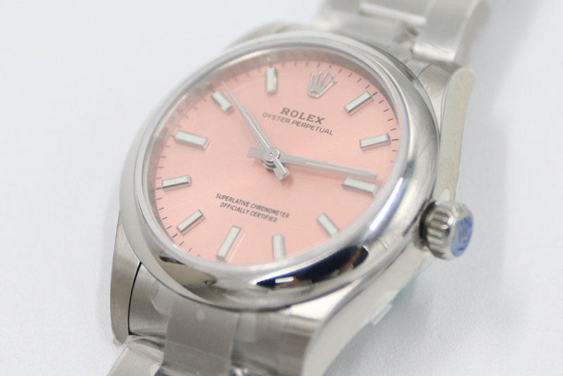 ROLEX勞力士日志型系列m277200-0004粉盤(pán)31毫米女士機(jī)械腕表