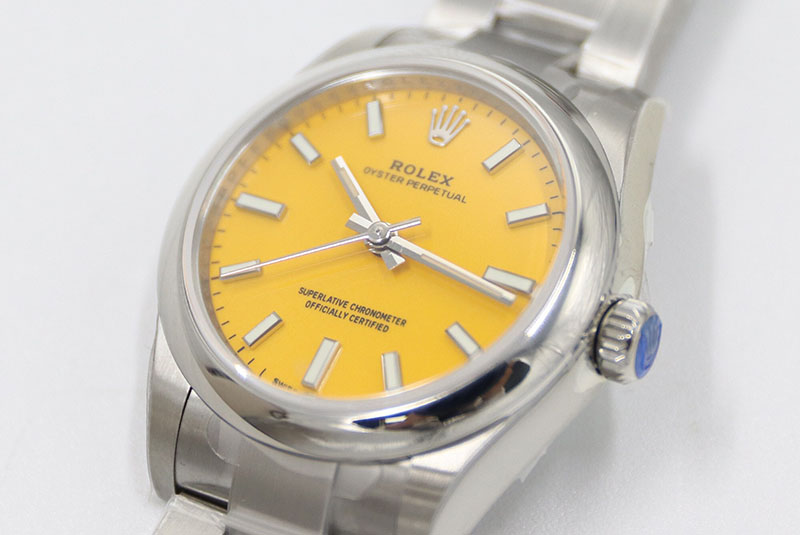 ROLEX勞力士日志型系列m277200-0005黃盤31毫米女士機(jī)械腕表