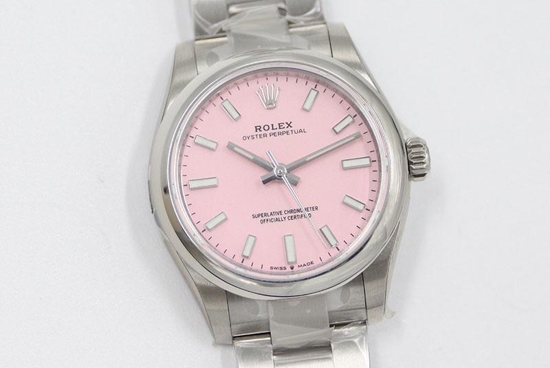 ROLEX勞力士日志型系列m277200-0009粉盤31毫米女士機(jī)械腕表