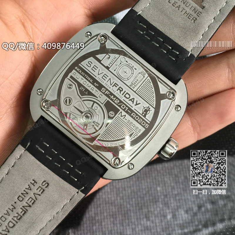 熱賣 瑞士 七個星期五 SevenFriday 自動機械工業(yè)元素手表 西鐵城8215機芯 右手款