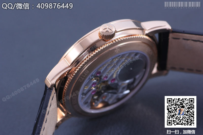 高仿江詩丹頓Vacheron Constantin TRADITIONNELLE系列82172/000R-9382黃金/玫瑰金機(jī)械腕表