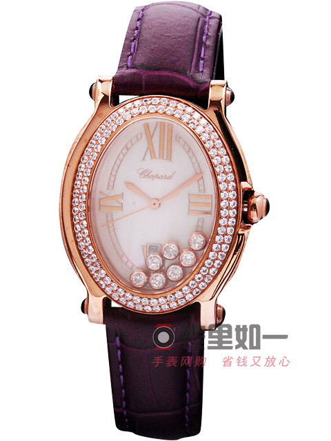 【1:1精品】蕭邦Chopard女士Happy Sport系列 鏡面走鉆 鑲鉆 玫瑰金 女士腕表