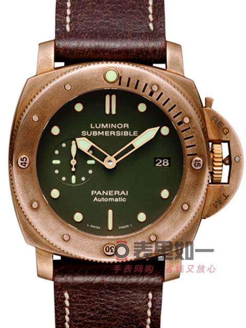 【ZF廠青銅】高仿沛納海Panerai Submersible限量珍藏版 PAM00382男士機(jī)械手表 青銅外殼