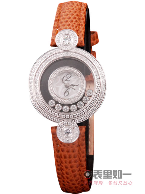 【1:1精品】蕭邦Chopard Happy Diamonds系列 鏡面走鉆 女士石英腕表209341-1001