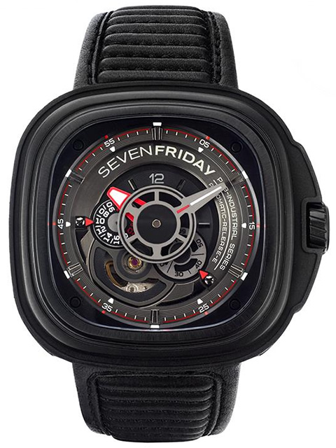 【KW精品】七個星期五SevenFriday方形時尚潮流自動機械男表P3B/01