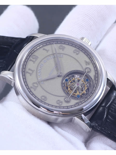 朗格A.Lange&Sohne 1815系列 銀灰色字面 精鋼表殼 陀飛輪手表