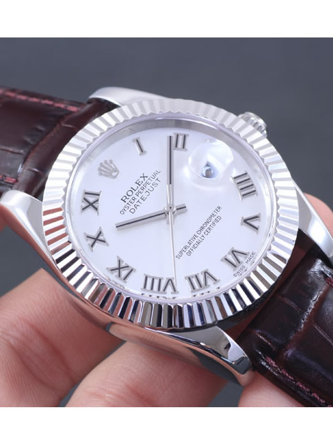 【精品】ROLEX勞力士日志型系列 自動機(jī)械男表白盤