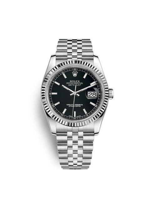 勞力士Rolex日志型系列DateJust 116234-0085機械男表（黑色面）