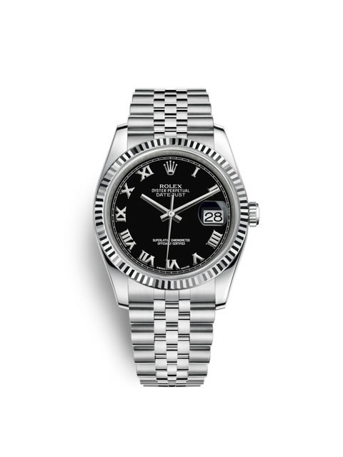 勞力士Rolex日志型系列DateJust 116234-0086機(jī)械男表（黑色面）