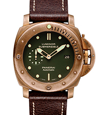 【ZF廠青銅】高仿沛納海Panerai Submersible限量珍藏版 PAM00382男士機(jī)械手表 青銅外殼