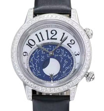 高仿積家Jaeger-LeCoultre Rendez-Vous Celestial約會系列月相Q3483590石英腕表