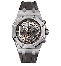 Audemars Piguet愛彼皇家橡樹系列26347TI.GG.D004CA.01鏤空石英計時腕表